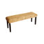 Siège en bois d'acacia naturel Amhold-15773475-57057449