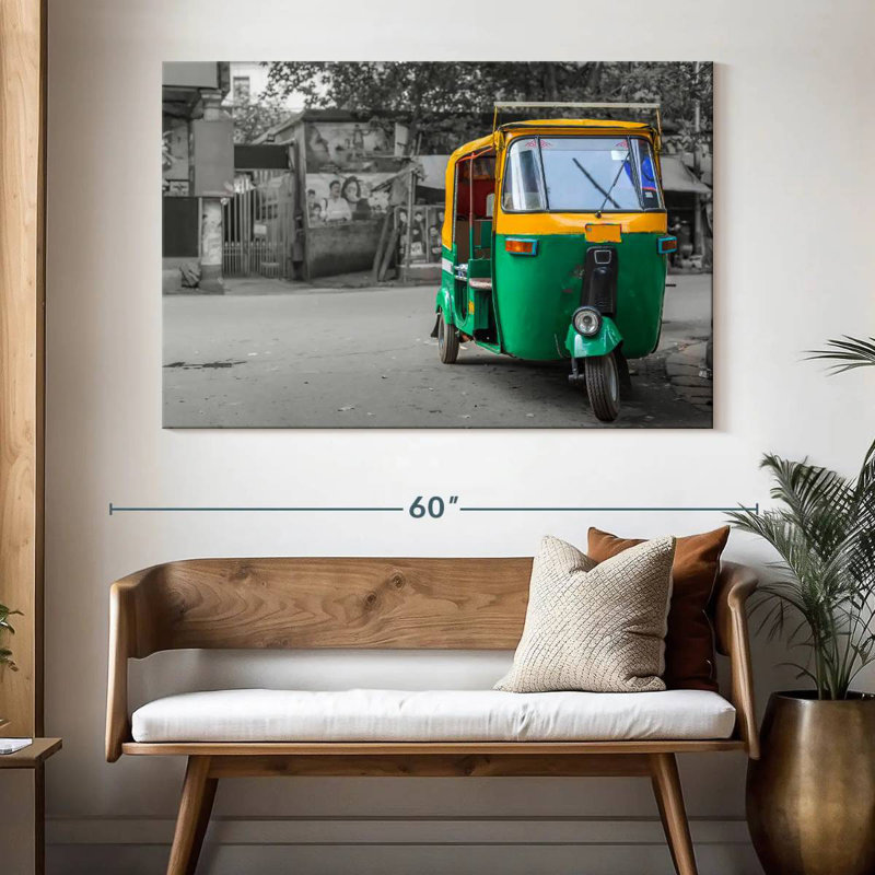 Mehar Indian Rickshaw Pop, 34" H x 51" W