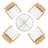 Laina 4 - Person Patio Dining Set with Round Table-58157607