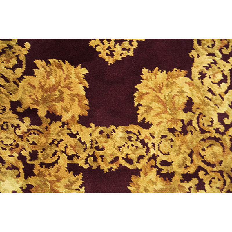 Hand-Knotted High-Quality Plum Area Rug
