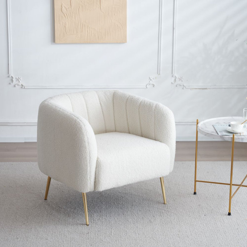 Tolla Velvet Barrel Chair, 