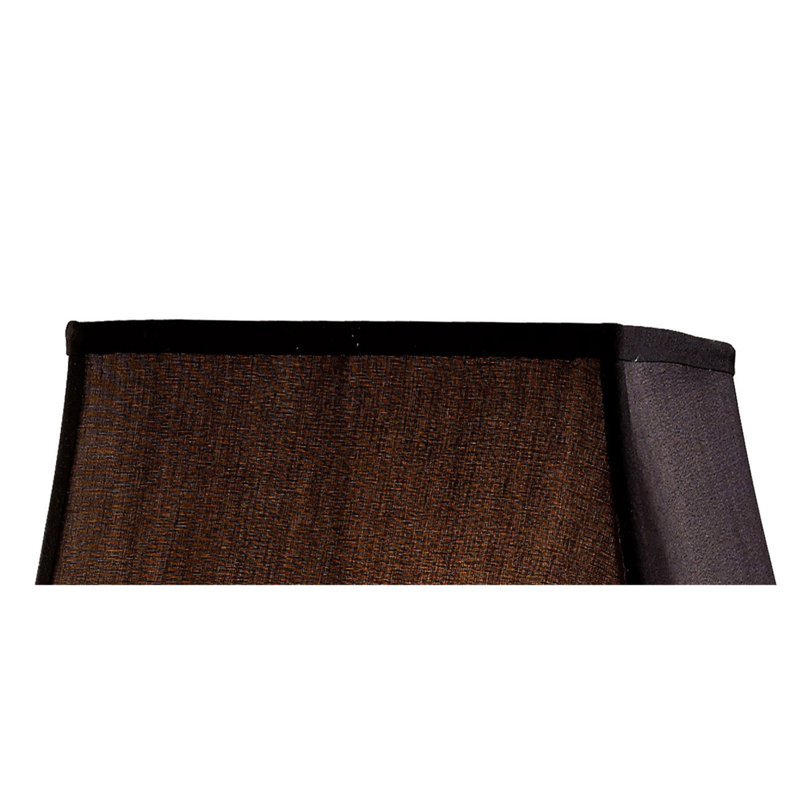 30cm H Silk Empire Lamp Shade ( Clip On ), Black
