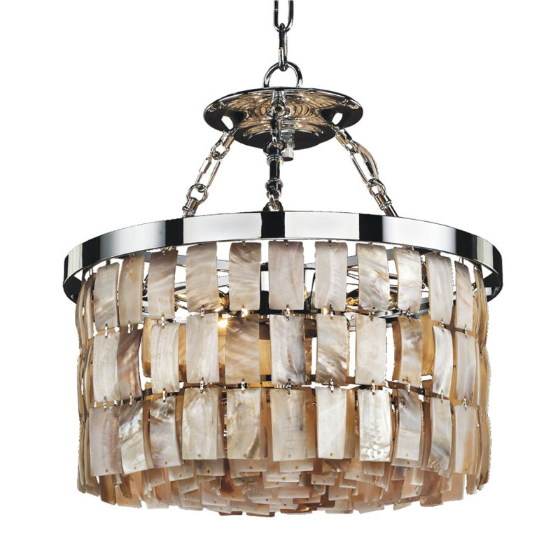 Luminaire suspendu tambour 5 lumières Miguel
