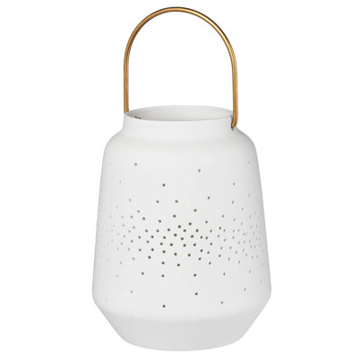 Poetry Lantern with Brass Handle