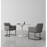 Serena Leatherette Arm Chair Dining Chair