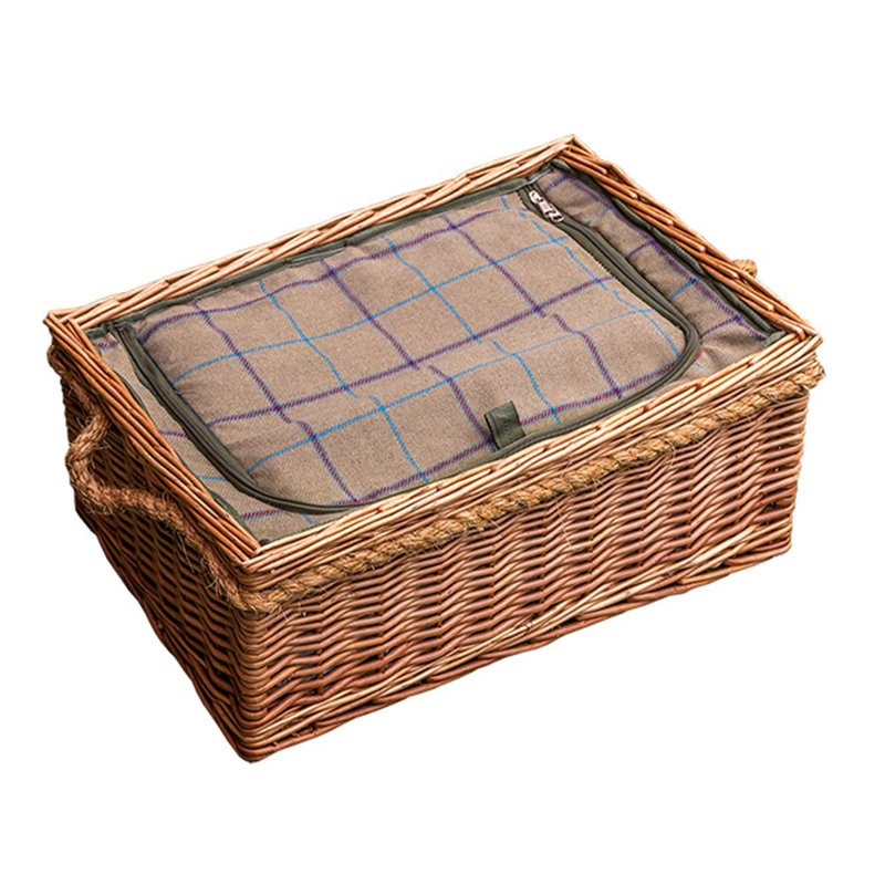 Wicker Picnic Basket with Fitted Cooler