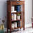 Beachley Solid Wood Slatted Bookcase in Mission Oak