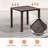 Aluminum Square Side/End Table-657987865