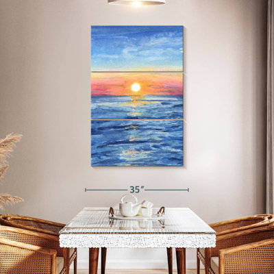 Coucher de soleil avec l'eau Gillard
