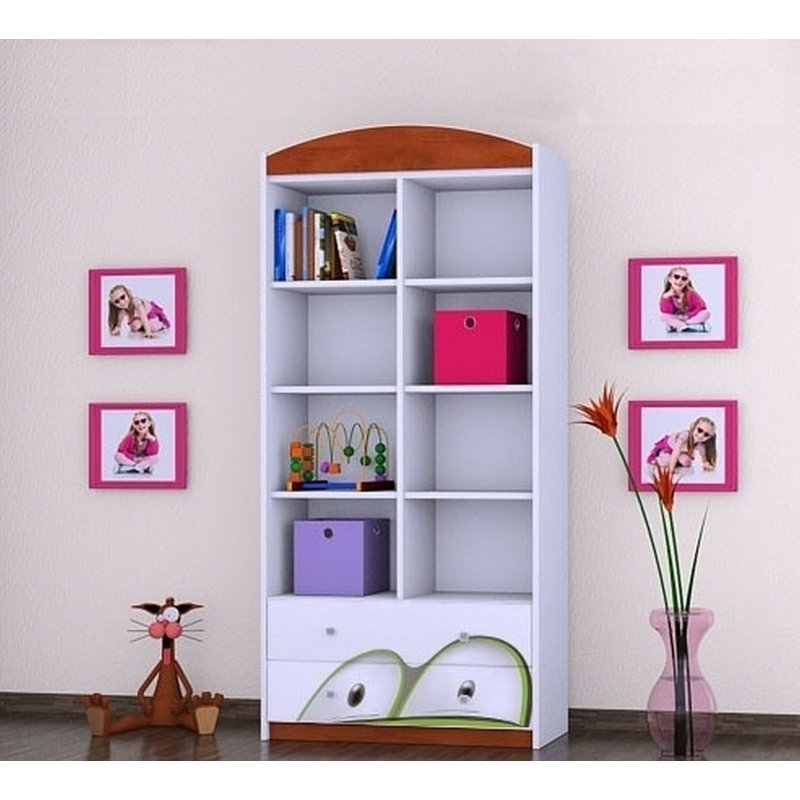 Emery 183cm H X 88cm W Kids Cube, Brown