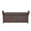 Banc de rangement en osier Quinto
