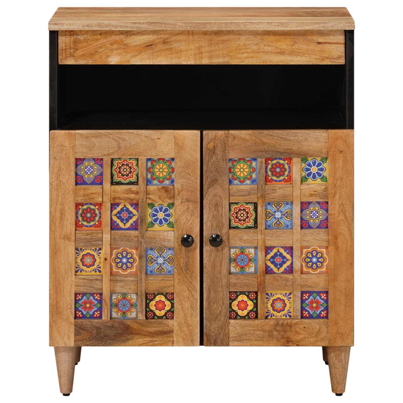 Vidaxl Sideboard With Storage With Door Solid Mango Wood Dining Room Stylish