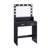 Vanity Desk With Mirror And Lights, Dressing Table With Large Drawer, 2 Level Storage Dresser & 3 Lighting Modes Adjustable Brightness, Suitable For Bedroom-577437096