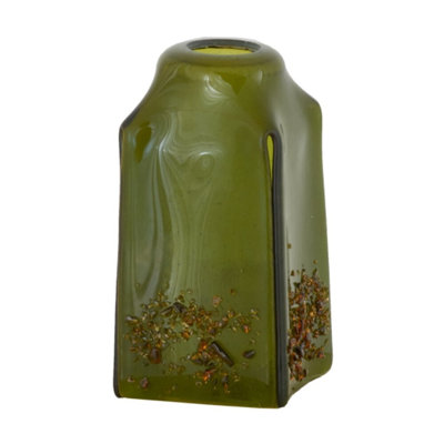 Abat-jour de suspension rectangulaire en verre H 8 po x l 5,5 po Datrick