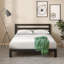 Gastelum Modern Metal Bed Frame with Slatted Headboard-1765074989