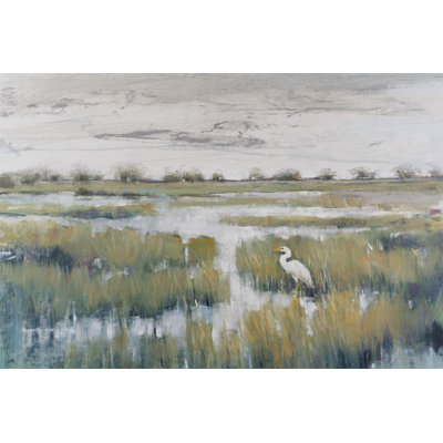 «Marshland View VI» par Timothy O 'Toole - peinture sur toile tendue