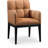 Adrian Vegan Leather Dining Arm Chair-58339048-58339053