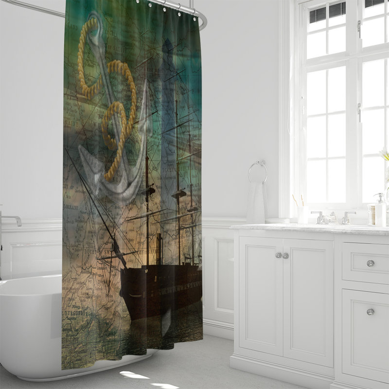 Aleksandra Shower Curtain, 70" x 90"
