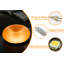 Lampe orange avec cercle d'agrumes