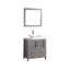 Ensemble de meuble-lavabo simple avec miroir -27042726-116868046