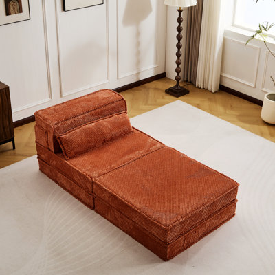 Canapé à une place avec 1 repose-pieds