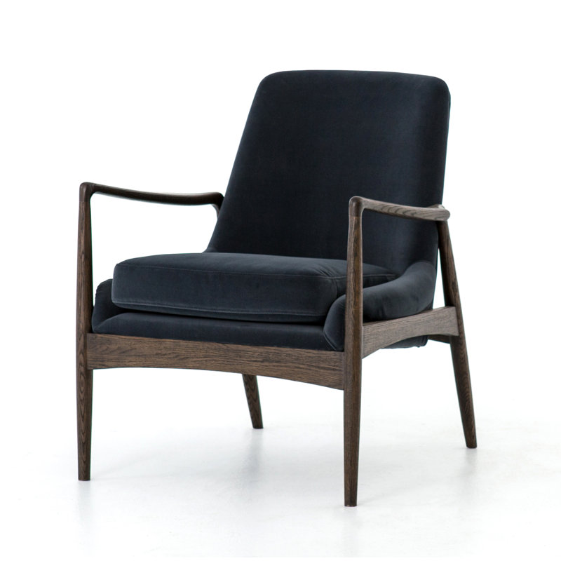 Braden Armchair, Modern Performance Velvet