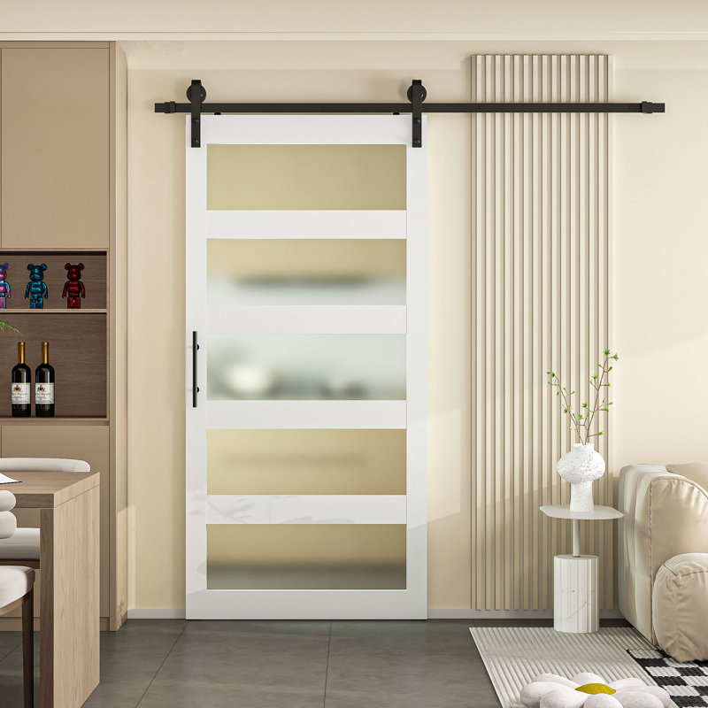 Portes de grange coulissantes en verre manufacturé 5-Lite, 32' x 84'