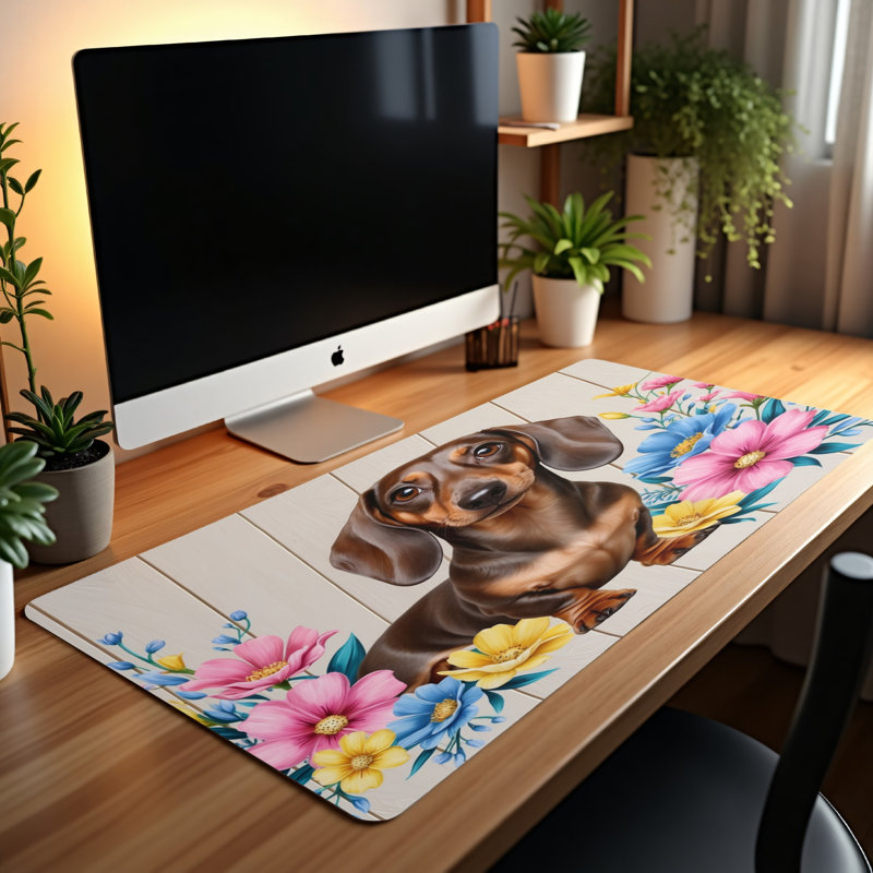 Polyester Desk Pad, 31.5x15.5