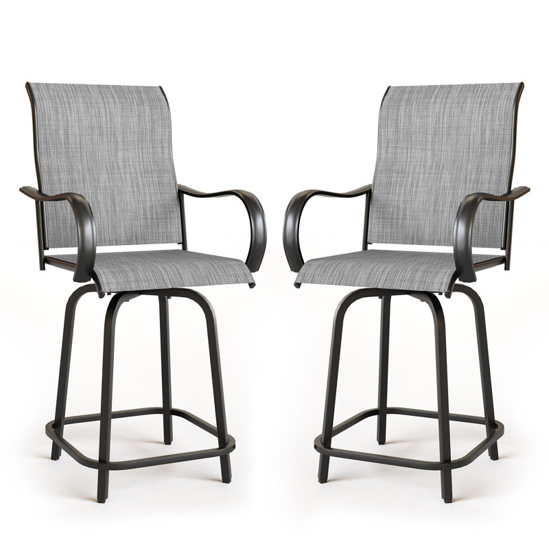 Tabouret de bar 27 po Bhairavi, Gris clair