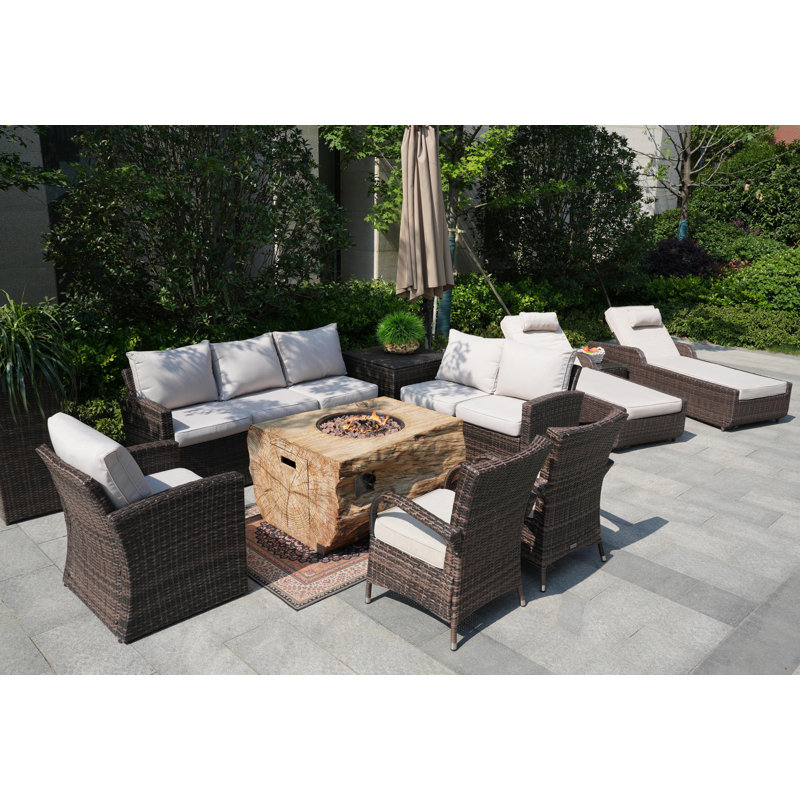 330 - Person Patio Conversation Set with Cushions
