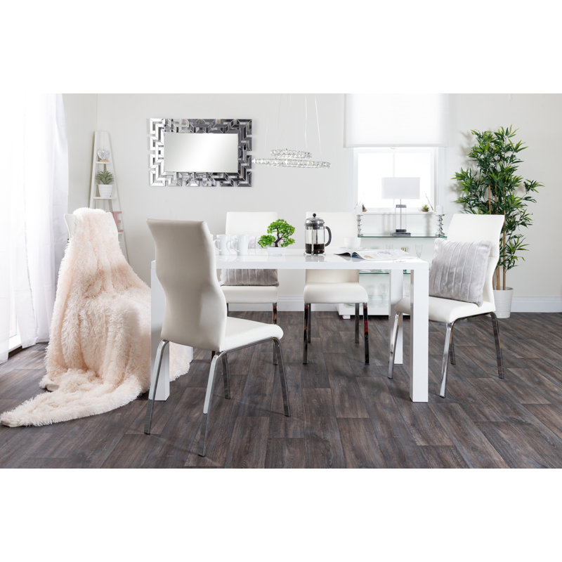 Carentan 5 - Person Dining Set, White