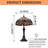 16" Dragonfly Tiffany Lampshade Table Lamp