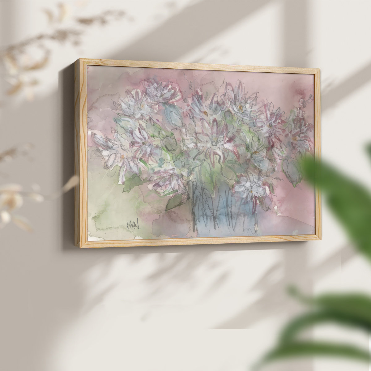 Winston Porter The Flowering Bloom II -Framed Print - Restickable ...
