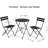 Leen 2 - Person Patio Dining Set with Round Table-2087315106