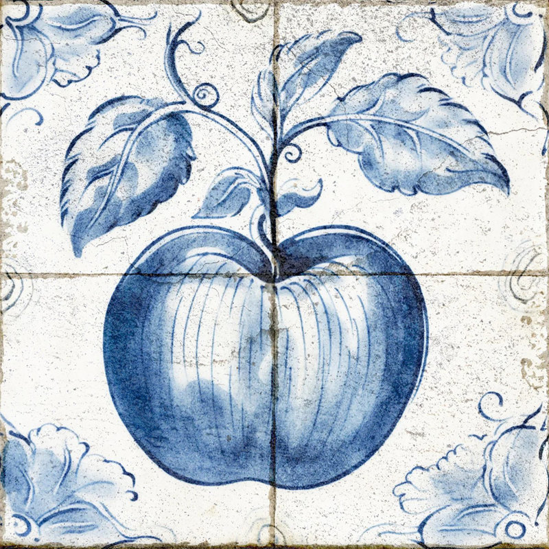 Cornflower Blue Vinyl Peel and Stick Mosaic Tile Set