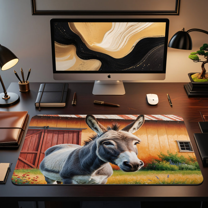 Polyester Desk Pad, 14.4x12.1
