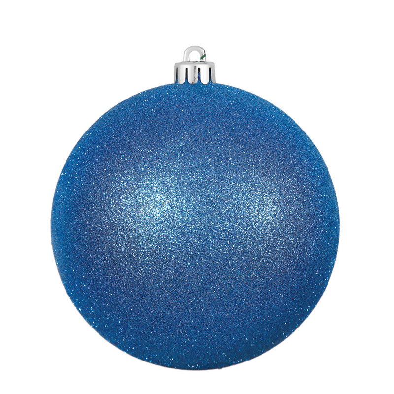 Ornement boule des Fêtes, Bleu, H 2,75 po x l 2,75 po x P 2,75 po