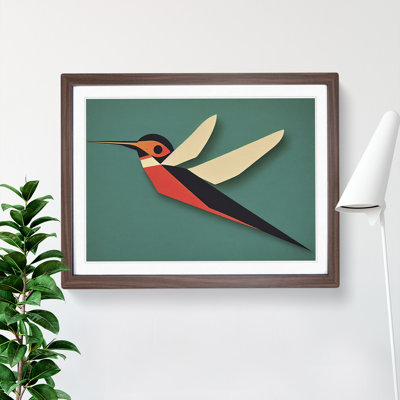Brilliant Abstract Hummingbird - Single Picture Frame Print