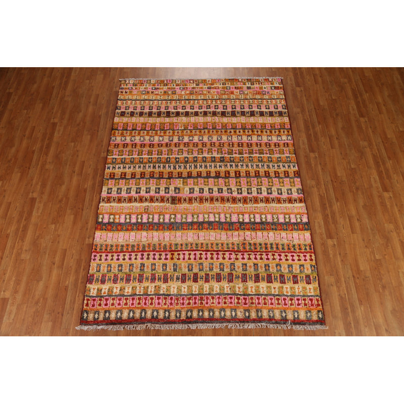 One-of-a-Kind 6'8'' X 9'5'' New Age Wool Area Rug in