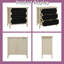 Buffet 3 tiroirs 48 po x H 36 po x P 18 po avec tiroirs en corde tissée à la main, armoire de rangement à tablettes réglables