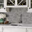 Carreau de mosaïque mural en porcelaine encaustique en mosaïque 12 "x 12" Anya-48094212