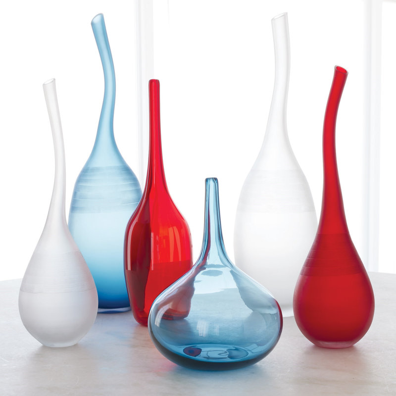 Curvature Bottle, Red, 24.25" H x 7" W x 7" D