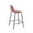 Lazio Velvet Bar Stool with Iron Legs-1374363110-1468054091