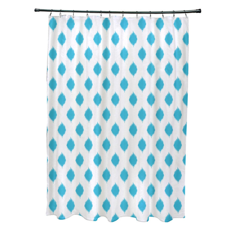 Rideau de douche simple, Turquoise