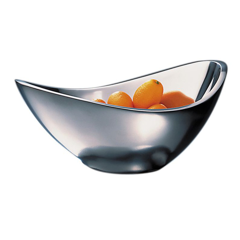 Nambe Butterfly Bowl, 3.75" H x 6.5" W x 7.5" D
