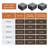 30 PCS Interlocking Deck Tiles Checker Pattern