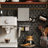 Retro Style Multi-Functional Large Capacity Pantry