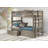 Ahmia Solid Wood Twin Over Twin Bunk Bed with Storage Drawers-404378397