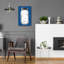 «Pop Art Mason Jar Dark Blue» par Linda Woods, art mural en verre acrylique-877920672
