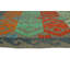 Tapis brun clair en laine fait à la main Southwestern